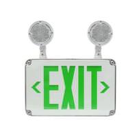 Maxlite 120/277 volt Green Exit Combo Light LED