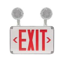 Maxlite 120/277 volt Red Exit Combo Light LED