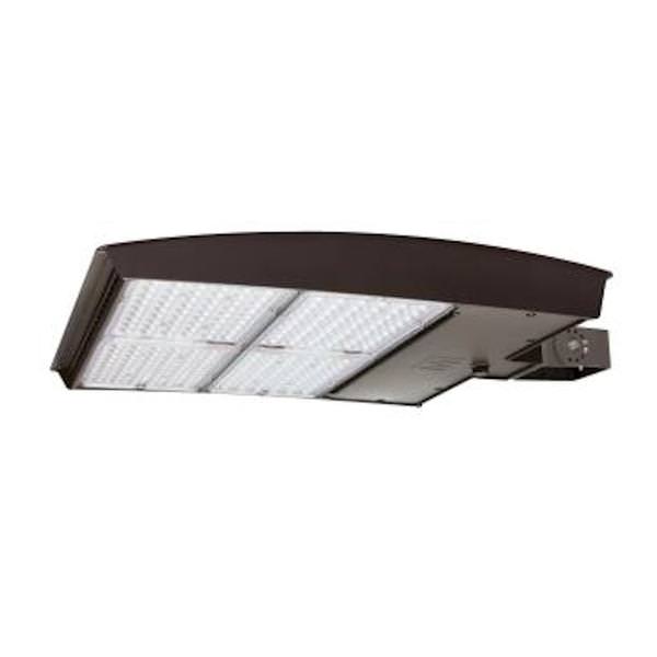 320 watt 120/277 volt CCT Selectable Type 3 Low Glare Dimmable LED Bronze Fixture