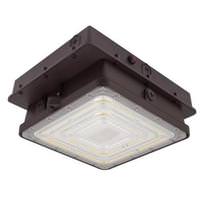 Maxlite 30 watt 120/277 volt CCT Selectable Bronze Battery Backup Dimmable LED Canopy