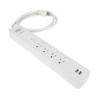 Maxlite 4 Outlet 2 USB Smart Plug In Power Strip