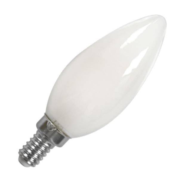 3.5 watt 120 volt B10 Candelabra Screw Base 3000K Natural White Frosted Dimmable LED