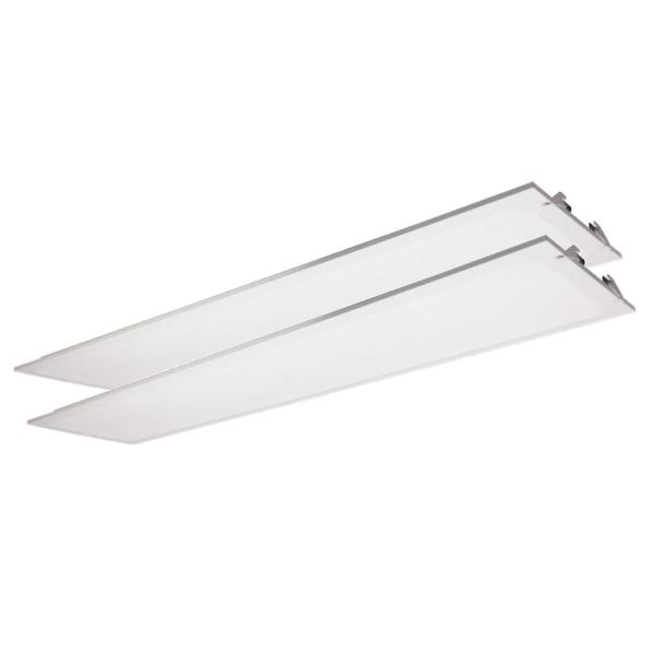 1' x 4' 15/20/25 watt 120/277 volt CCT Selectable Dimmable LED Flat Panel Retrofit Kit (2 Pack)