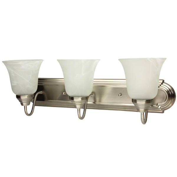 30 watt 120 volt 3000K Nickel Dimmable LED Vanity Light Fixture 