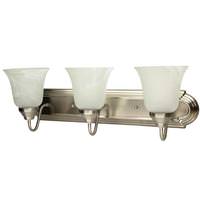 Maxlite 30 watt 120 volt 3000K Nickel Dimmable LED Vanity Light Fixture 
