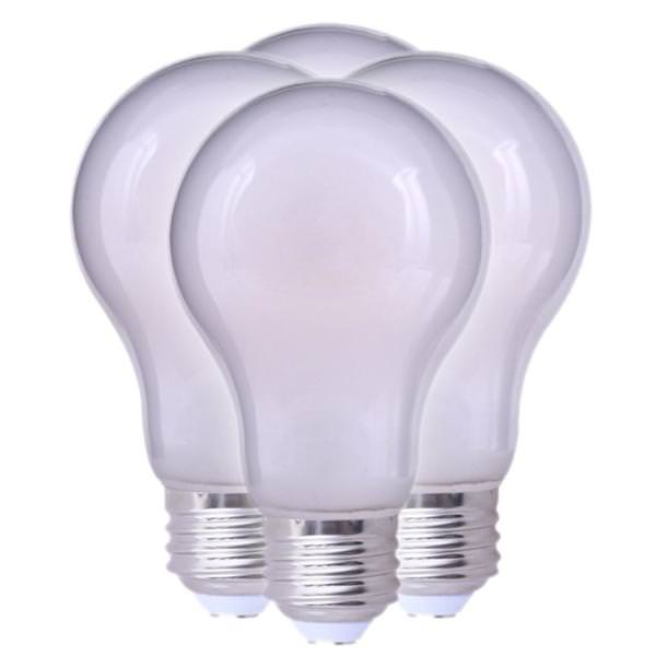 8.5 watt 120 volt A19 2700K Warm White Dimmable LED Light Bulb (4 Pack)