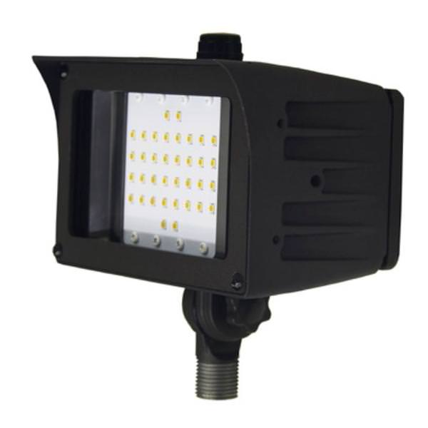 30 watt 120/277 volt 5000K Daylight Bronze Dimmable LED Flood Light