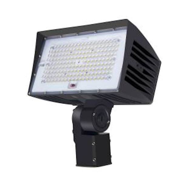 120 watt 120/277 volt 4000K Cool White Bronze Dimmable LED Flood Light