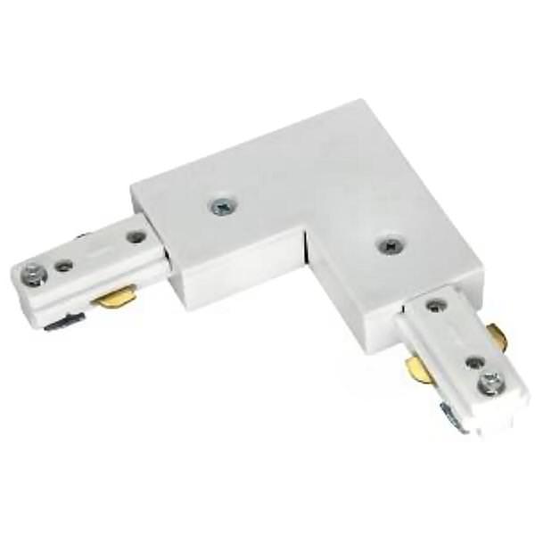 White Track Light Connector