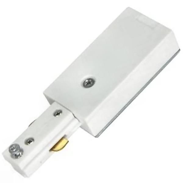 White Track Light Connector