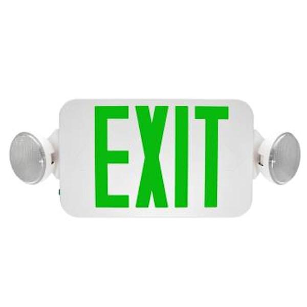 3.9 watt 120/277 volt Green Exit Light LED