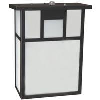 Maxlite 13.9 watt 120 volt 2700K Black Dimmable Outdoor Wall Lantern Light Fixture