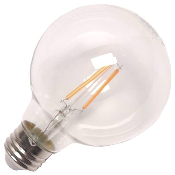 3 watt 120 volt G25 Medium Screw (E26) Base 2700K Warm White Dimmable LED