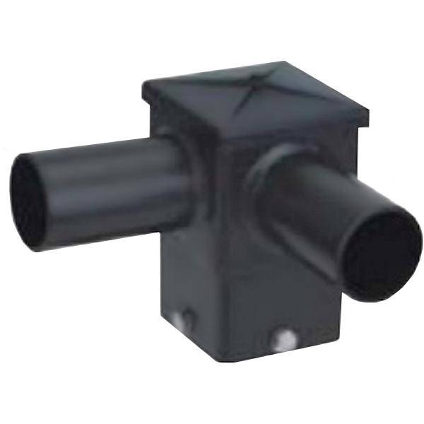 4" 90° Square Mount for Pole