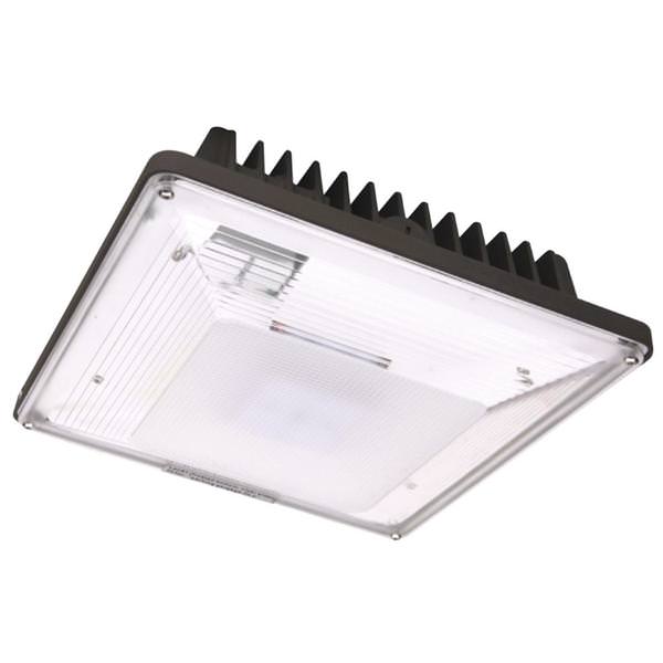 20 watt 120/277 volt 4000K Cool White Bronze Dimmable LED Canopy