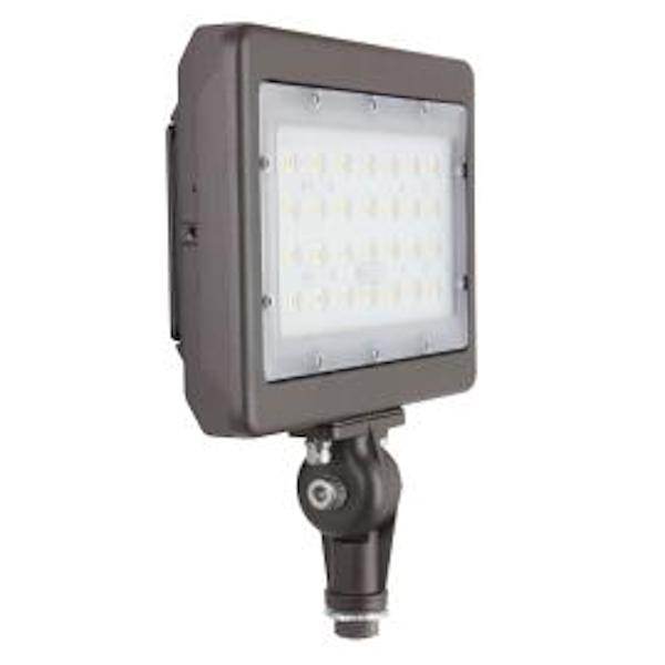 50 watt 120/277 volt 4000K Cool White Bronze LED Flood Light