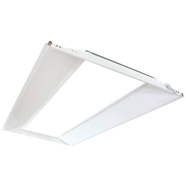2' x 4' 40 watt 120/277 volt 3500K Neutral White Dimmable LED Lensed Retrofit Kit