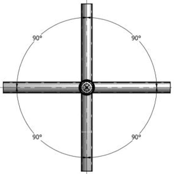 4 Arm Spoke Brackets