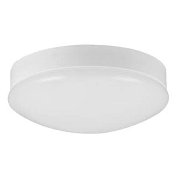 15" 25 watt 120/277 volt CCT Selectable Battery Back Up Dimmable LED Ceiling Fixture