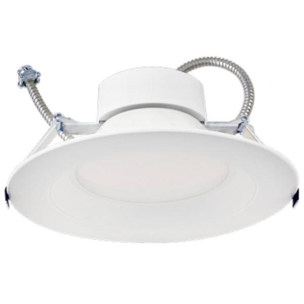 8" 14/17/20 watt 120/347 volt CCT Selectable Dimmable LED Retrofit Downlight