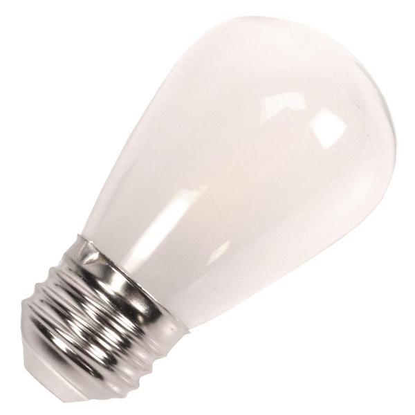 2 watt 120 volt S14 Medium Screw Base 2700K Warm White Frosted Non-Dimmable Filament LED