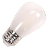 Maxlite 2 watt 120 volt S14 Medium Screw Base 2700K Warm White Frosted Non-Dimmable Filament LED