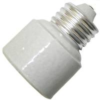 Porcelain Medium Screw Base (E26) Socket Extender (Extends Bulb 1.25")