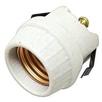 Porcelain Medium Screw (E26) Base Snap-In Socket