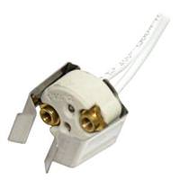 Halogen GU5.3 Lampholder Screw Mount 7" Leads with Clip  