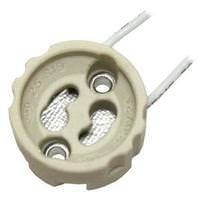 Halogen GU10 Push On Lampholder Screw Mount with 5.75" Leads