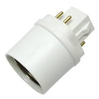 4-Pin G24q/GX24q to Medium Screw (E26) Adapter