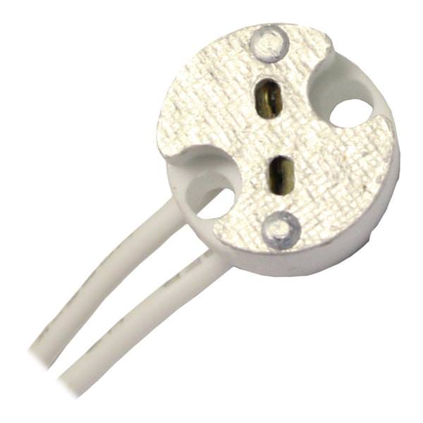 100 watt 250 volt Two Hole Mount Halogen Socket