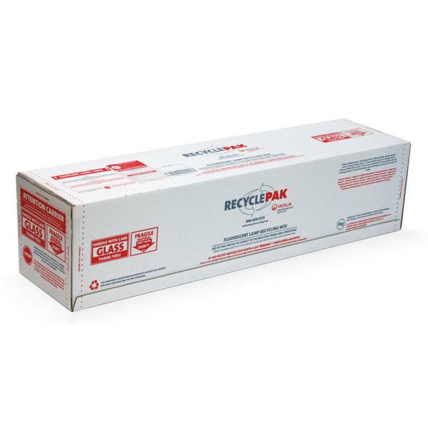 4' Large Lamp Recycling Kit - 12" X 12" X 48" Box (for 4' straight Fluorescent light bulbs)