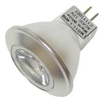 Biclite 1 watt 12 volt MR11 3000K Natural White Bi-Pin Base LED