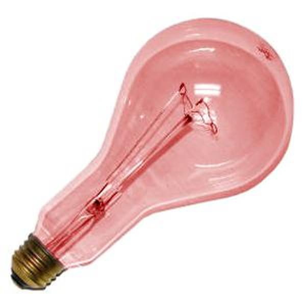 150 watt 130 volt PS25 Medium Screw Base Red