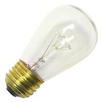 15 watt 130 volt S14 Medium Screw Base Clear Sign Lamp