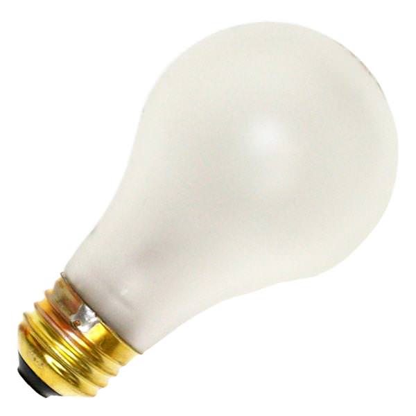 25 watt 130 volt A19 Medium Screw Base Tuff Coat Frosted