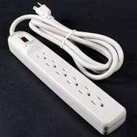 Legrand 6 Outlet Plug In Value-Grade Surge Protector Power Strip System with Lighted Switch