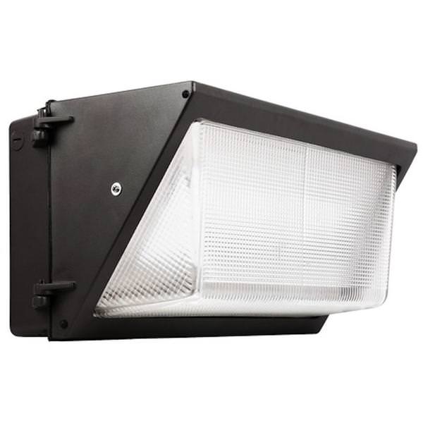 120 watt 120/277 volt 5000K Daylight Bronze Driverless Dimmable LED Wall Pack