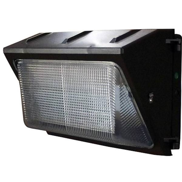 60 Watt 120/277 Volt 5000K Daylight Bronze LED Medium Wall Pack