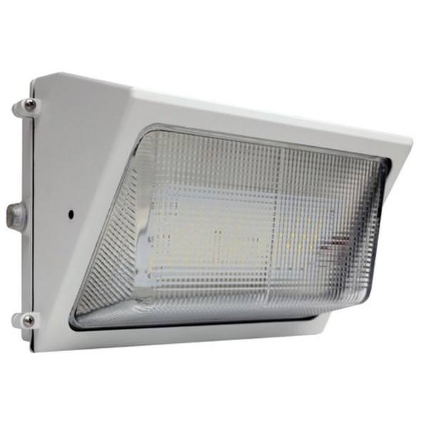 80 watt 120/277 volt 5000K Daylight White LED Medium Wall Pack