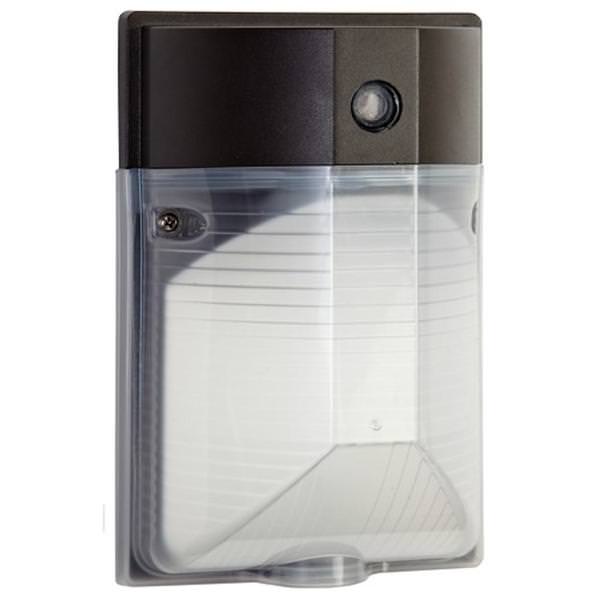 15 watt 120/277 volt 4000K Cool White Bronze LED Designer Mini Wall Pack Fixture