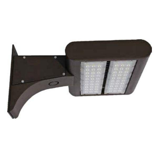 80 watt 120/277 volt 5000K Daylight Bronze Wall Mount LED Area Light