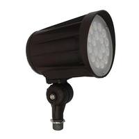 Morris 24 watt 12 volt AC 3000K Natural White Bronze Knuckle Mount LED Designer Bullet Flood Light