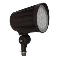 Morris 33 Watt 12 Volt AC 3000K Natural White Bronze Knuckle Mount LED Designer Bullet Flood Light