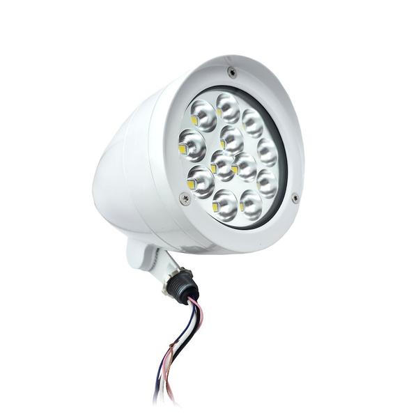 40 watt 120/277 volt 5000K Daylight White Knuckle Mount LED Designer Bullet Flood Light