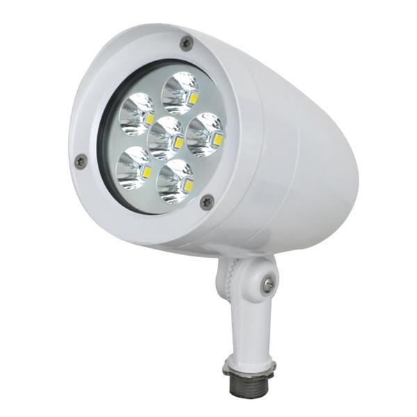 40 watt 120/277 volt 5000K Daylight White Knuckle Mount LED Designer Bullet Flood Light
