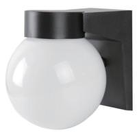 Morris 12 watt 120 volt Black 4,000K LED Globe Wall Light Fixture