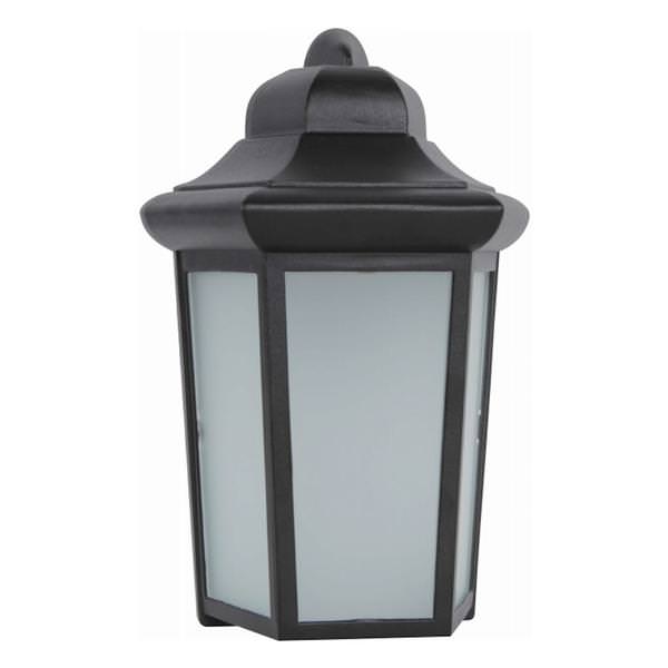 9 Watt Black Ornamental 4,000K Cool White LED EntryWay Light