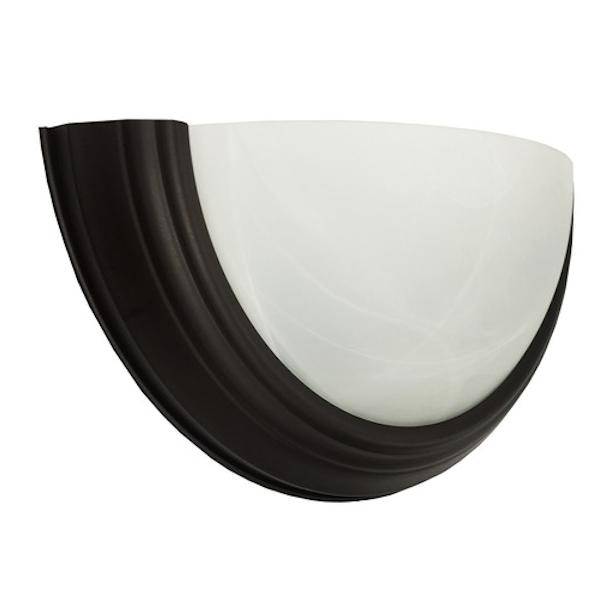 15" 12 watt 120 volt 4000K Half Round LED Wall Sconce